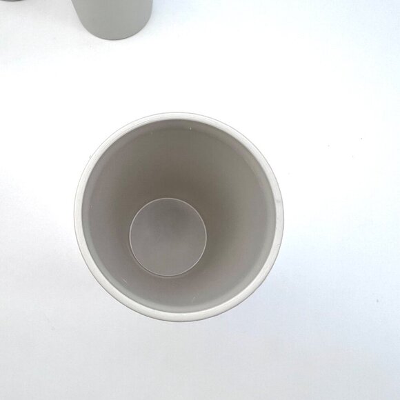 Vintage Tupperware Nesting Tumblers Gray Set of 3 60's 70's Midcentury USA - Picture 6 of 9